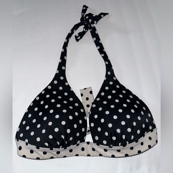 Victoria's Secret Other - Victoria Secret Halter Polka Dot Bikini Top